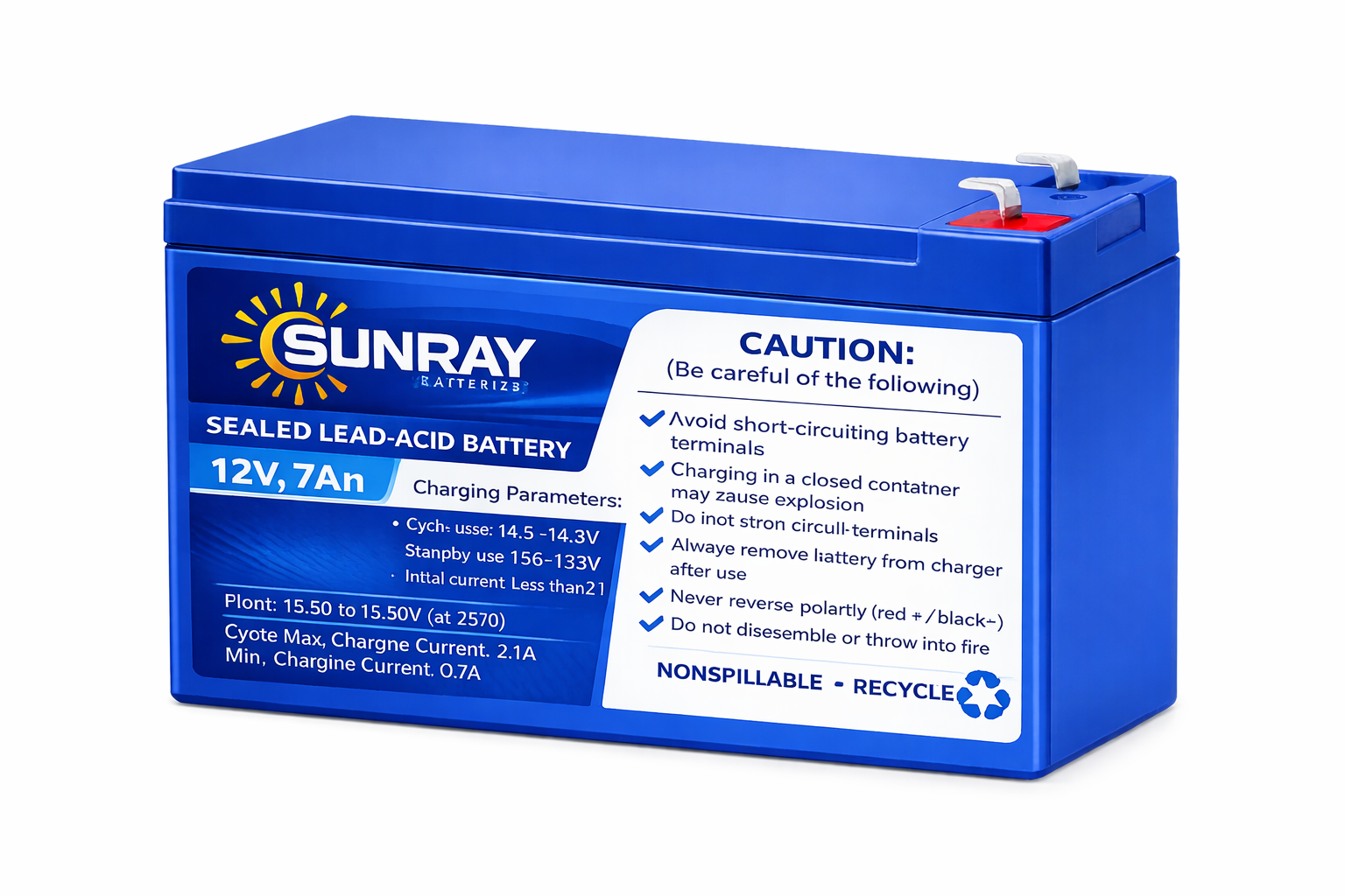 12V 7Ah Battery